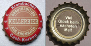 Kronkorken Krombacher Deutschland 2023 2020er ocker Kellerbier Brautradition aus Krombach Krombacher Cash-Korken € € €