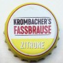 Kronkorken Krombacher Deutschland 2018 2010er weiß Krombacher's Fassbrause Zitrone