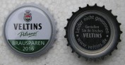 Kronkorken Veltins Deutschland 2016 2010er weiß VELTINS Pilsener BRAUSPAREN 2016