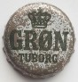 Kronkorken Tuborg Dänemark 1970 1970er silber GRØN Tuborg Leverandør til det kgl. Danske hof Tuborgs Bryggerier A/S, Danmark