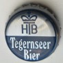 Kronkorken Tegernseer Bier Deutschland 2015 2010er silber Tegernseer Bier THB