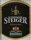Ediketten Feldschlößchen Steiger Deutschland Bier 01.2024 Vorderes Edikett mattgoldener Rand