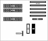 Motherboard Zenith Z 157 MODEL 2   MODEL 3 DIP User io: Keyboard