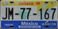 Nummernschilder / Kfz-Kennzeichen Mexiko 2002 2000er Jalisco