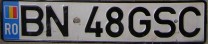 Nummernschilder / Kfz-Kennzeichen Rumänien 1992 1990er