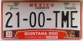 Nummernschilder / Kfz-Kennzeichen Mexiko 2007 2000er Quintana Roo