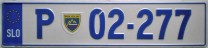 Nummernschilder / Kfz-Kennzeichen Slowenien 2004 2000er Pol