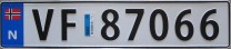 Nummernschilder / Kfz-Kennzeichen Norwegen 2006 2000er