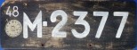Nummernschilder / Kfz-Kennzeichen Finnland 1948 1940er