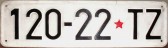 Nummernschilder / Kfz-Kennzeichen Jugoslawien 1961 1960er
