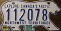 Nummernschilder / Kfz-Kennzeichen Kanada 1986 1980er Northwest Territories