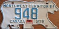 Nummernschilder / Kfz-Kennzeichen Kanada 1975 1970er Northwest Territories
