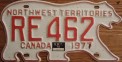 Nummernschilder / Kfz-Kennzeichen Kanada 1977 1970er Northwest Territories