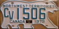 Nummernschilder / Kfz-Kennzeichen Kanada 1979 1970er Northwest Territories