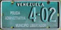 Nummernschilder / Kfz-Kennzeichen Venezuela 1995 1990er