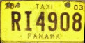 Nummernschilder / Kfz-Kennzeichen Panama 2003 2000er