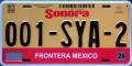 Nummernschilder / Kfz-Kennzeichen Mexiko 2008 2000er Sonora Front