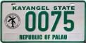 Nummernschilder / Kfz-Kennzeichen Palau 2005 2000er Kayangel