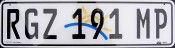 Nummernschilder / Kfz-Kennzeichen Südafrika, Republik 1998 1990er Mpumalanga