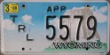 Nummernschilder / Kfz-Kennzeichen USA 2000 2000er Wyoming WY