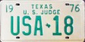 Nummernschilder / Kfz-Kennzeichen USA 1976 1970er Texas TX