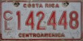 Nummernschilder / Kfz-Kennzeichen Costa Rica 1979 1970er