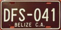 Nummernschilder / Kfz-Kennzeichen Belize 2000 2000er