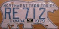 Nummernschilder / Kfz-Kennzeichen Kanada 1979 1970er Northwest Territories