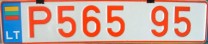 Nummernschilder / Kfz-Kennzeichen Litauen 1992 1990er
