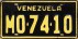 Nummernschilder / Kfz-Kennzeichen Venezuela 1964 1960er