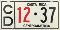 Nummernschilder / Kfz-Kennzeichen Costa Rica 1979 1970er CD