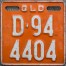 Nummernschilder / Kfz-Kennzeichen Australien 1994 1990er Queensland QLD