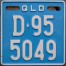 Nummernschilder / Kfz-Kennzeichen Australien 1995 1990er Queensland QLD