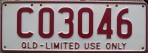 Nummernschilder / Kfz-Kennzeichen Australien 2002 2000er Queensland QLD