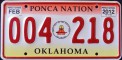 Nummernschilder / Kfz-Kennzeichen USA 2004 2000er Oklahoma OK tribe