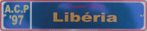Nummernschilder / Kfz-Kennzeichen Gabun 1997 1990er Lib? ria