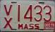 Nummernschilder / Kfz-Kennzeichen USA 1973 1970er Massachusetts MA